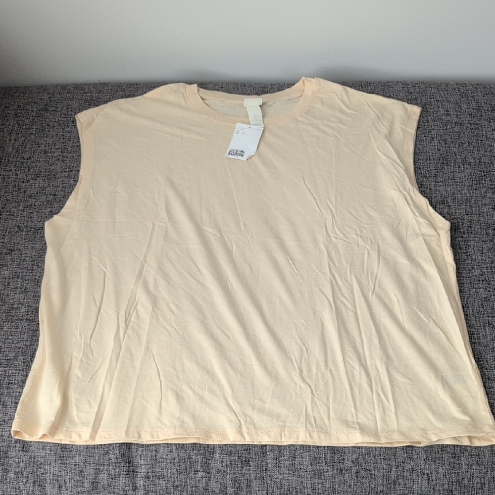 H&M Light Peach Muscle Tee